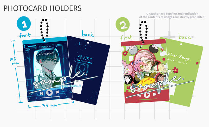 ALNST photocard holder